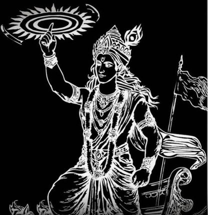 Guiding Krishna Godform Pendant with Chain